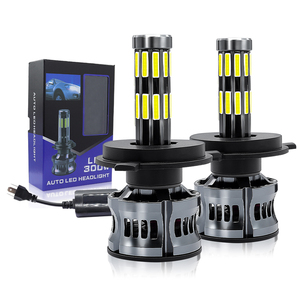 Ampoules de phares universelles pour voitures et camions, haute puissance 40W 4000 Lm 6500K 20 faces LED H1 H3 H7 H4 9005 9006 H11 - Product Image 2