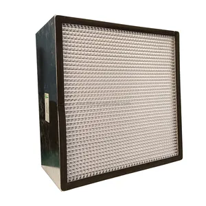 Distribuidores de fábrica Tamaño personalizado 99.999% Partición Reemplazo de fibra de vidrio Filtro HEPA Purificador de aire con HVAC