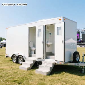 Baño Móvil Resistente, Totalmente Equipado, Inodoro para Eventos al Aire Libre, Remolque de Baño de Lujo - Product Image 5