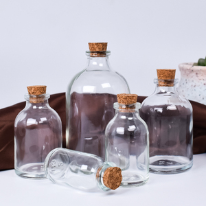 Wholesale 10ml 20ml 30ML 50MLGlass <strong>Bottles</strong> <strong>With</strong> Cor Lids Glass <strong>Bottles</strong> Vials Pudding Glass Jar <strong>With</strong> <strong>Cork</strong> Wooden Stopper Label - Product Image 6