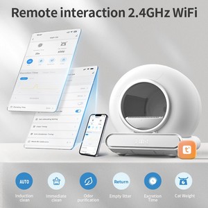 [Grande Nouveauté] Bac à litière automatique intelligent électrique rond et fermé pour chat LeLo Pets, modèle MSP4 - Product Image 4