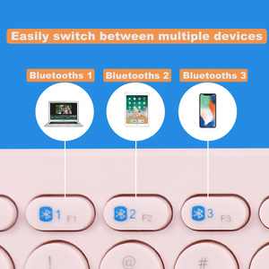 Easy-Switch for Bluetooth <strong>Keyboard</strong> for Windows Android <strong>IOS</strong> Devices Multi-Device BK380 Convenient to Switch up to 3 Devices - Product Image 6