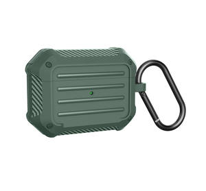 Funda protectora de TPU a prueba de golpes con llavero, cubierta antigolpes anticolisión con mosquetón para Apple <span class=keywords><strong>Airpods</strong></span> de <span class=keywords><strong>3</strong></span>. ª generación, <span class=keywords><strong>2022</strong></span> - Product Image 3