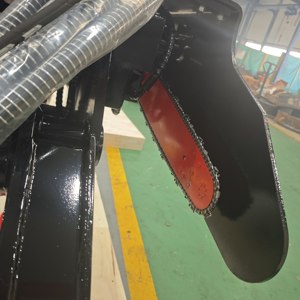 Sierra de agarre profesional montada en excavadora con certificación CE de 5-28 toneladas para despuntillado forestal profundo y barreras contra incendios - Product Image 5