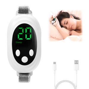 Masseur de sommeil de paume certifié Safe EMS Pulse Levels Dispositif d'aide au sommeil portable gratuit garanti pour le soulagement de l'insomnie/de l'anxiété - Product Image 1
