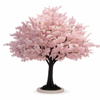 Arbre de cerisier en fleurs de soie durable et imperméable, taille personnalisée, pour la décoration intérieure et extérieure des hôtels et des centres commerciaux