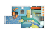Petite aire de jeux intérieure pour tout-petits, espace de jeux souple personnalisé pour enfants, maison de jeux pour les écoles maternelles et les centres familiaux