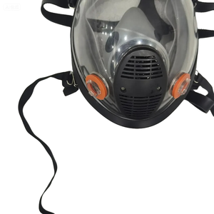 अग्निशामक रासायनिक धूल संरक्षण कारतूस के लिए पूर्ण-फेस श्वासयंत्र, पुनः प्रयोज्य गैस मास्क - Product Image 6