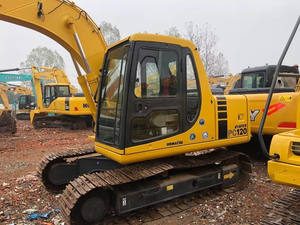 Excavatrice sur chenilles d'occasion KOMATSU PC 120 d'origine, engin de construction de seconde main - Product Image 3