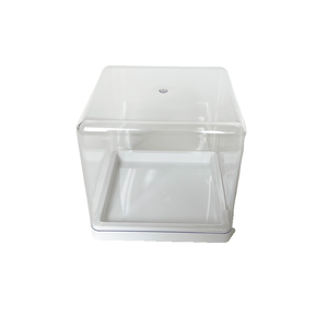 universal type 005A White background Small Clear Plastic Display Boxes Acrylic Display Box Model Display Case