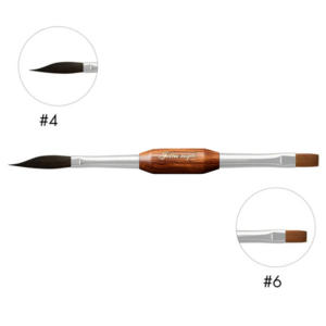 2025 nouveauté pinceau de voyage plat aquarelle à double tête professionnel - Product Image 5