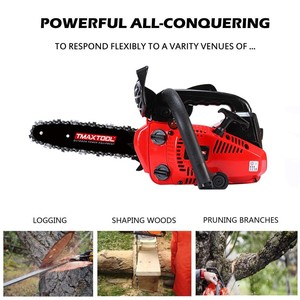 Hot Selling Red Color 25 Cc Petrol <b>Gasoline</b> Mini Chain Saw - Product Image 2