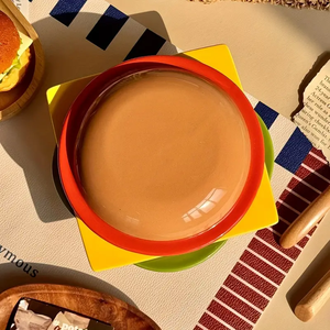 ชุดอาหารเย็นพอร์ซเลนรูปเบอร์เกอร์น่ารัก ใช้กับเครื่องล้างจานและไมโครเวฟได้ เป็นมิตรต่อสิ่งแวดล้อม ปรับแต่งได้สำหรับใช้ในบ้าน ร้านกาแฟ และเทศกาลต่างๆ - Product Image 5