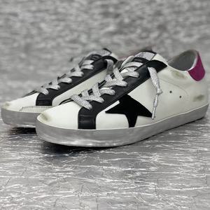 Zapatos Casuales de Cuero Genuino, Estilo de Diseñador de Marca de Lujo con Decoración de Estrella Dorada y Logotipo GGBD, Zapatos para Caminar - Product Image 3