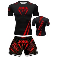 T-shirt et short d'entraînement unisexe Venom UFC High Spring à séchage rapide et respirant, avec logo avant, pour boxe, Muay Thai et arts martiaux