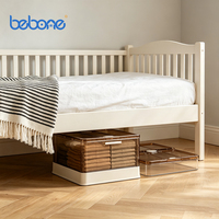 Boîtes de rangement empilables et pliables multi-usages sous le lit avec couvercles pour vêtements, chaussures