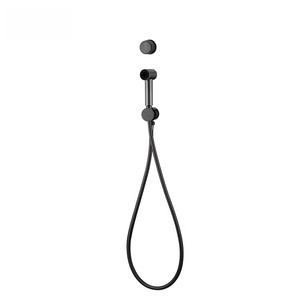 1706 Handheld Bidet Sprayer <strong>Bathroom</strong> Toilet Brass <strong>Shattaf</strong> High Pressure Bidet Faucet Diaper Sprayer Set with Hose Attachment - Product Image 6