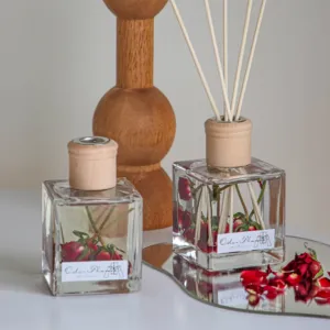 ENO Kotak Hadiah Penyebar Aroma, Grosir dengan Minyak Esensial Alami Sola Bunga Reed Diffuser Aroma Rumah