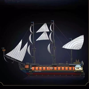 Mould King 13192, Barco Fragata Imperial, Juguetes de Construcción con Bloques de Partículas Pequeñas, Modelo para Regalo - Product Image 4