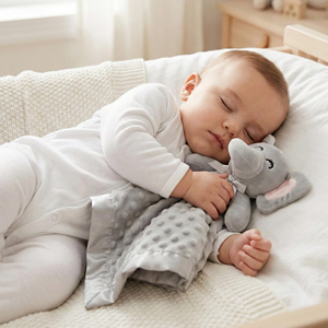 Custom <b>Elephant</b> Security Blanket Soft Lovey Unisex Lovie Baby <b>Gifts</b> for Boys and Girls Snuggle Toy Stuffed Animal - Product Image 6