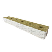 Cubes de culture de laine de roche hydroponique pour bloc de culture hydroponique en laine de roche 100x100x75mm