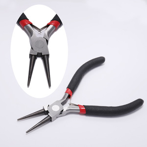 Jewelry Making Tool Set Multi Functional Pliers Metal For DIY <b>Craft</b> Jewelry Repair Tools With Black Red Handles - Product Image 2