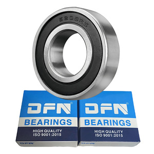 डीएफएन उच्च गुणवत्ता वाले ब्रांड 6205 गहरी ग्रोव बॉल 25x52x15 मिमी 6205z 62052rs 62052rs - Product Image 1