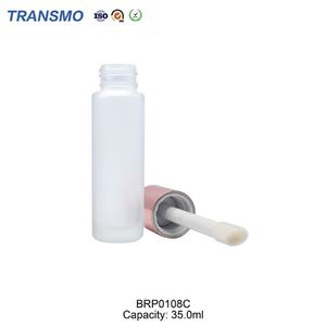 Envase de Tubo de Vidrio con Tapa, Envase Vacío para Brillo Labial, Logotipo Personalizado, Tubo Blanco para Bálsamo Labial, Tubo de Vidrio para Brillo Labial - Product Image 3