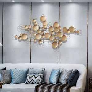 Décoration murale moderne <span class=keywords><strong>de</strong></span> luxe en métal 156*78cm pour salon, suspension murale pour canapé, décoration murale en fer pour <span class=keywords><strong>salle</strong></span> à <span class=keywords><strong>manger</strong></span>, pour la maison - Product Image 3