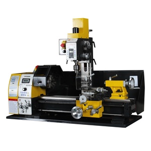 JYP250VF combined lathe universal turning cutting drilling milling manual mini torno mini metal lathe and milling machine