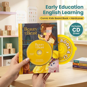 Libro de Historietas Educativas en Inglés de Alta Calidad para Niños, Libro Infantil de Tapa Dura <span class=keywords><strong>con</strong></span> CD - Product Image 1