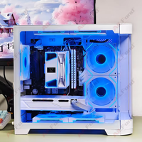 I5 12400F RTX4060 8G DDR4 RGB H610 moederbord complete gaming pc CUSTOM computer set apparatuur desktops groothandel pc bouw