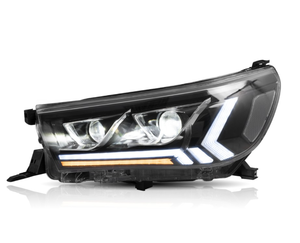 VLAND Full LED Headlights With Sequential Turn Signal+DRL Front Head Light Headlamp 2015-2019 for HILUX/REVO/ROCCO - Product Image 4