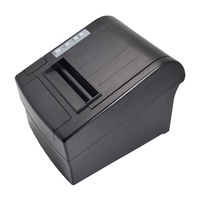 Imprimante thermique de reçus de bureau 80 mm, imprimante sans fil, LAN/RS232 en option, pour utilisation au comptoir des caissiers de restaurant