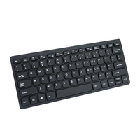 Yeni Taşınabilir ve Kompakt Kablolu İnce Mini 87 Tuşlu Çikolata Tasarımlı Ergonomik Multimedya Tuşlu USB Klavye (Tabletler için)