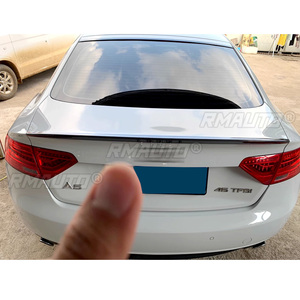 สปอยเลอร์หลังสำหรับ Audi A5 B8 ปี 2009 ถึง 2016 รถยนต์ 4 ประตู อุปกรณ์ตกแต่งครีบหางรถยนต์ ทำจากพลาสติก ABS ติดตั้งง่าย - Product Image 6