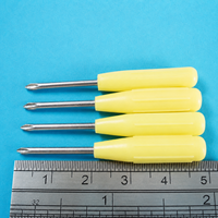 Mini tournevis droit 45 mm à tête cruciforme, tige en acier au carbone, manche en PP, outil de réparation pour l'électronique