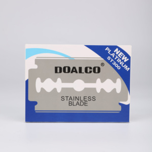 Doalco Bán Buôn Đôi Cạnh Dùng Một Lần Thép Không Gỉ Lưỡi Dao Cạo Cho Salon Tốt Nhất Cạo Râu Lưỡi Dao Cạo Tùy Chỉnh Cắt Tóc Lưỡi Dao Cạo - Product Image 2