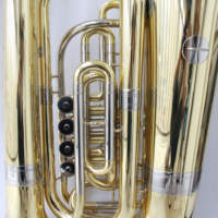 BB Key Travel Tuba Bass Durable Gold Lacquer Surface Brass Musical Instrument Stainless Steel Pistons CN TIA Origin