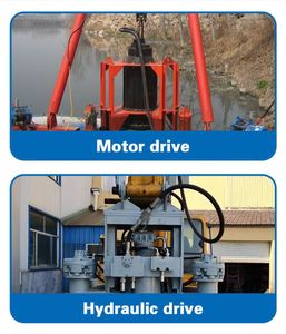 Hydraulic Excavator Mounted <b>Submersible</b> Slurry <b>Pump</b> for Sand Mining River Gravel Dredge Pontoon Barge Product Category <b>Pumps</b> - Product Image 5