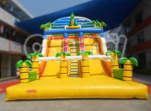 Inflatable khủng long Bouncer trượt nhảy nhà lâu đài Combo trở ngại trượt bơm hơi khổng lồ động vật sân chơi lâu đài thư bị trả lại trượt - Product Image 5