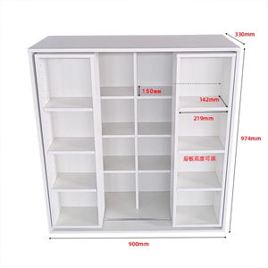 Japanisches Manga Double-<span class=keywords><strong>Layer</strong></span> Mobile Bücherregal Einfaches modernes Präsentation regal für Schlafzimmer Mehrstufiger Lagers chrank - Product Image 6