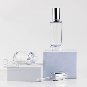 15ml 30ml 2oz personnalisé prix de gros cylindre bouton-poussoir flacons en verre compte-gouttes <span class=keywords><strong>pour</strong></span> l'huile essentielle de <span class=keywords><strong>barbe</strong></span> cheveux - Product Image 2