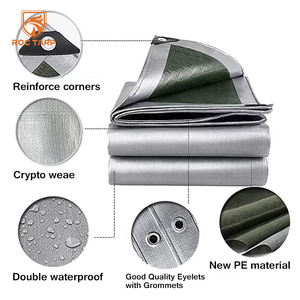 Bâche Économique Bleue Imperméable HFPE 120 g/m² <span class=keywords><strong>pour</strong></span> Couverture de Toit en Polyéthylène, en Vente - Product Image 3