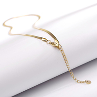 Chaîne de lèvre de l'acier inoxydable 316L or/argent chaîne de collier chaînes de bijoux de fermoir de homard