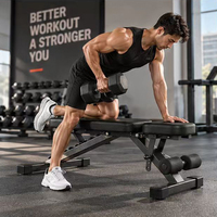 Banc de musculation tendance 2026 pour la maison, esthétique luxueuse et silencieuse, réglable et pliable, 4 positions pour l'entraînement de force