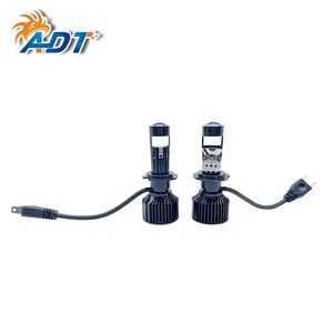 Phare de moto tout-en-un avec projecteur Y6 Y7 Y8 Y9, ampoules H7 H8 H11 9005 9006, mini lentille LED H4, projecteur de phare à faisceau Hi/Lo - Product Image 2