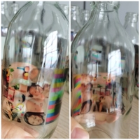 Papel de transferencia de calcomanía deslizante de agua transparente para impresora, papel de transferencia para tazas A4 * 20 hojas, inyección de tinta de fábrica, A-SUB