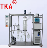 Equipo de Destilación Molecular de Alto Vacío con Condensador de Dos Etapas, Alimentación Continua y Estructura Horizontal para Aceites Esenciales