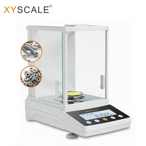 100g 0.0001g 0.1mg Analytical Balance With LCD Glass Windproof Stable